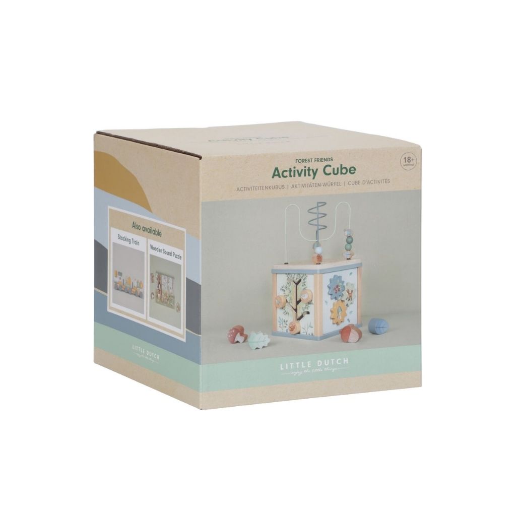 Little Dutch Houten speelkubus Forest Friends