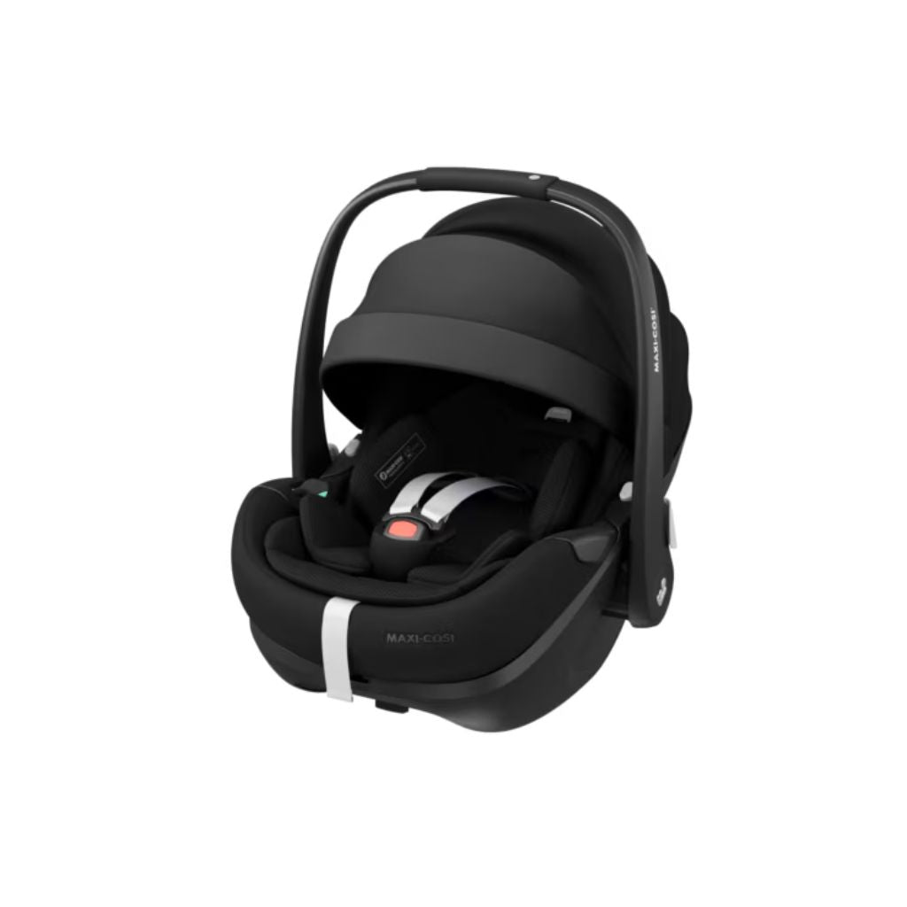 Maxi-Cosi Kinderwagen 4-in-1 Fame Twillic Black + draagmand + Autostoel Pebble 360 pro 2 + basis Familyfix 360 Pro