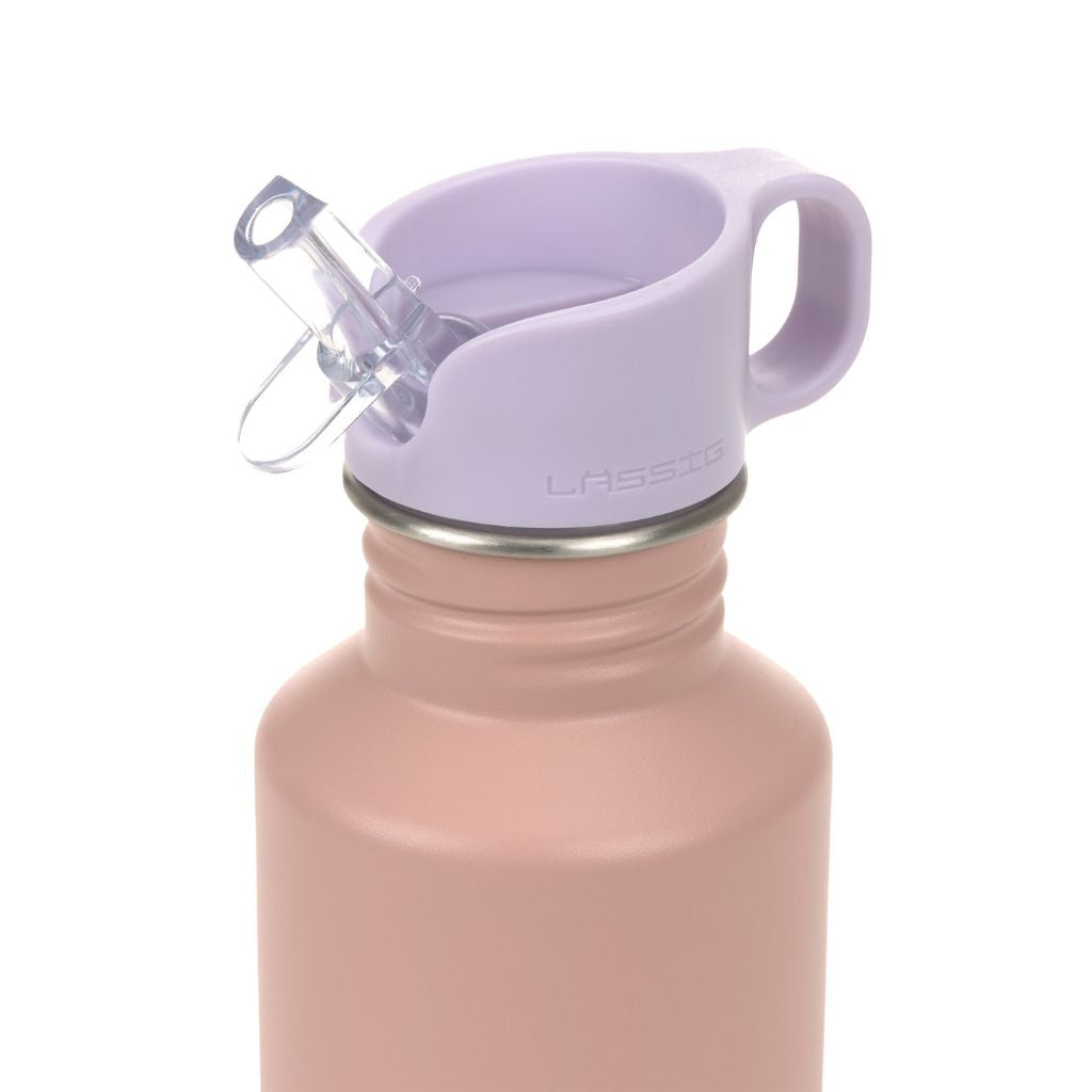 Lässig Gourde en acier inoxydable Pattern Party rose/lilas 500 ml