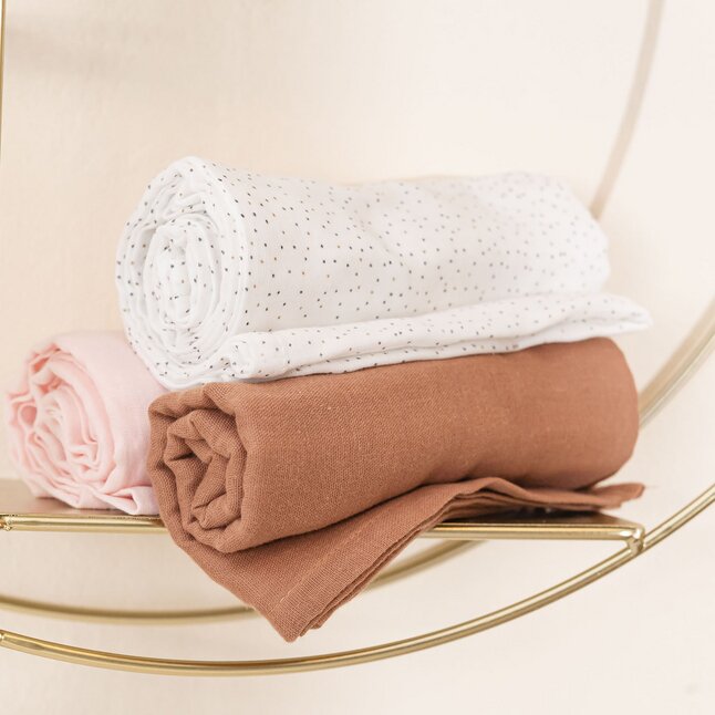 Nattou Tetralaken Susie & Bonnie - 3 stuks