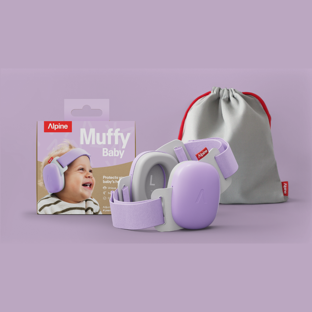 Alpine Casque antibruit Muffy Baby Purple
