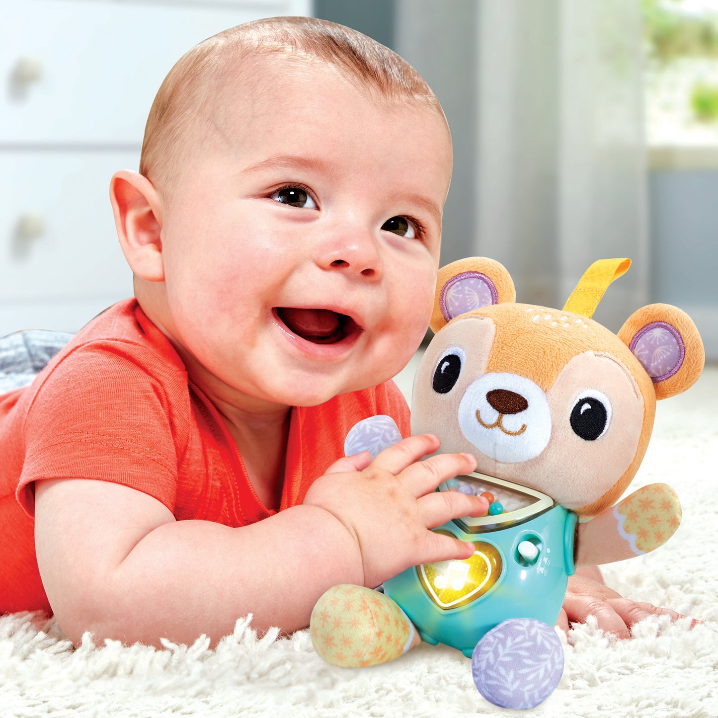 VTech Jouet d'activité musical Lumi chant'ourson FR