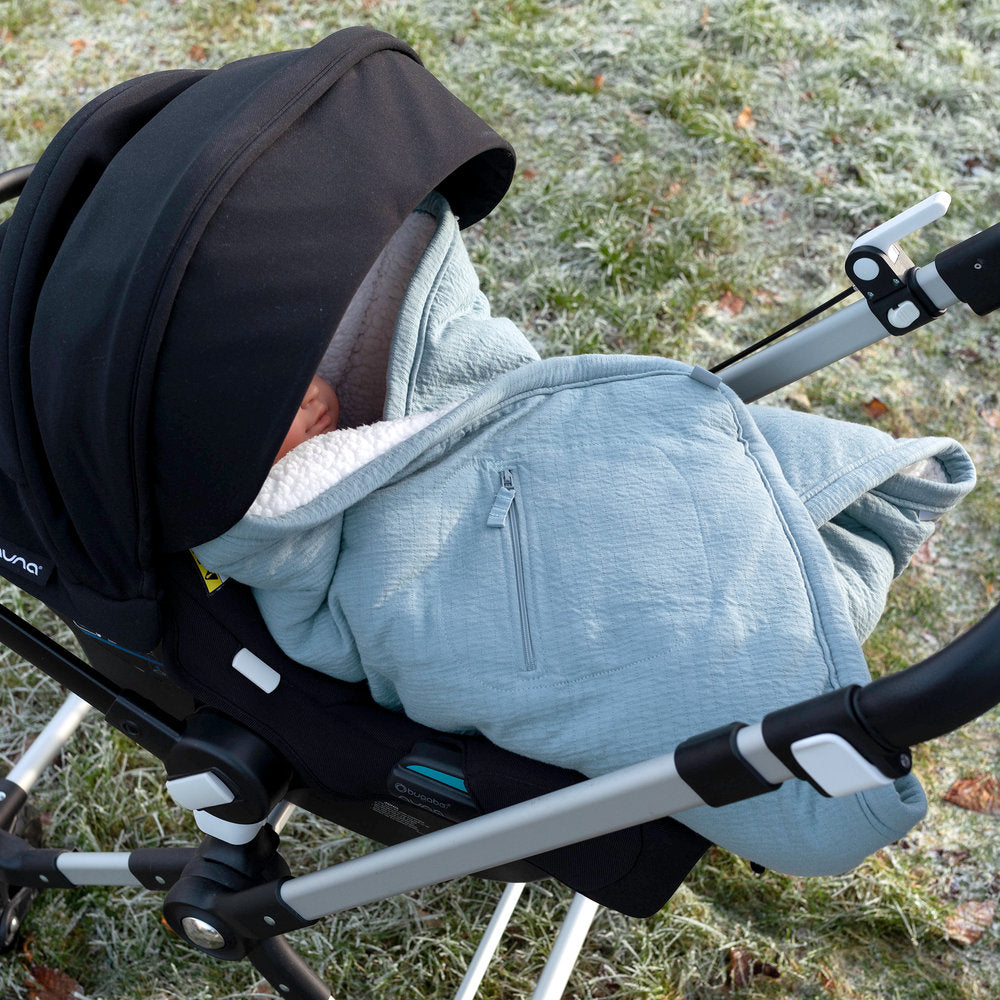 Bemini Couverture enveloppante Biside universelle Hiver bleu