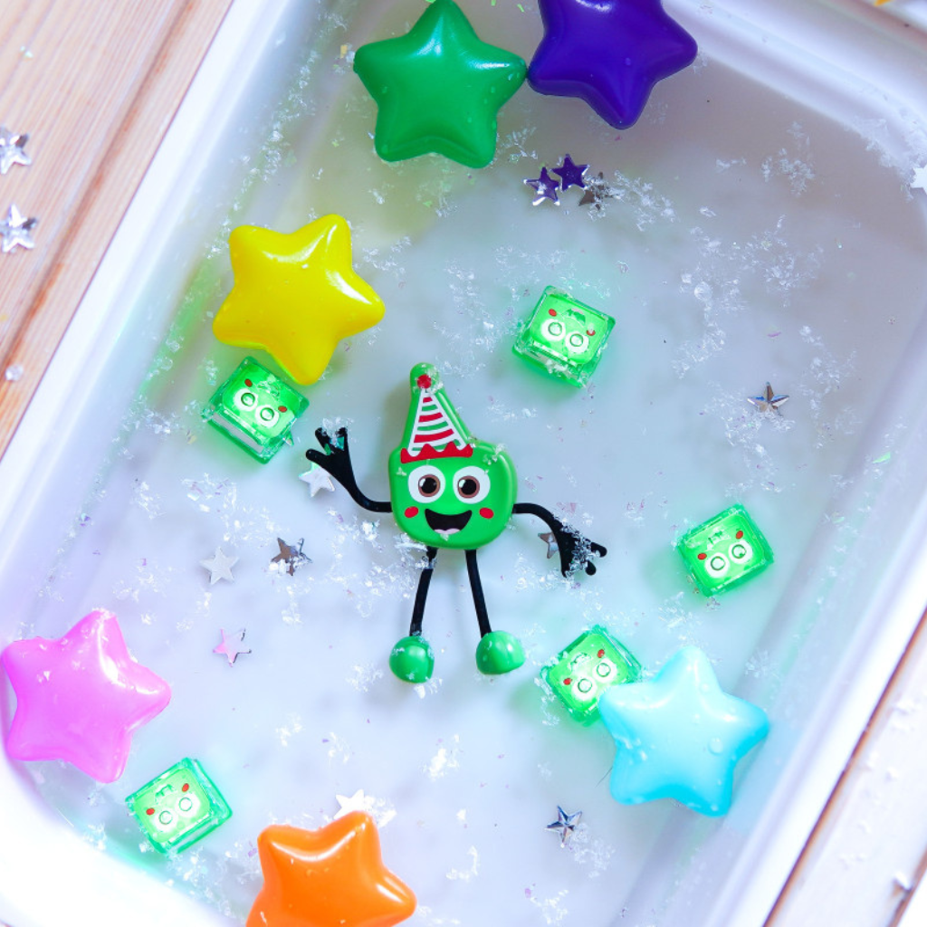 Glo Pals Jouets de bain Light up personnages de Noël