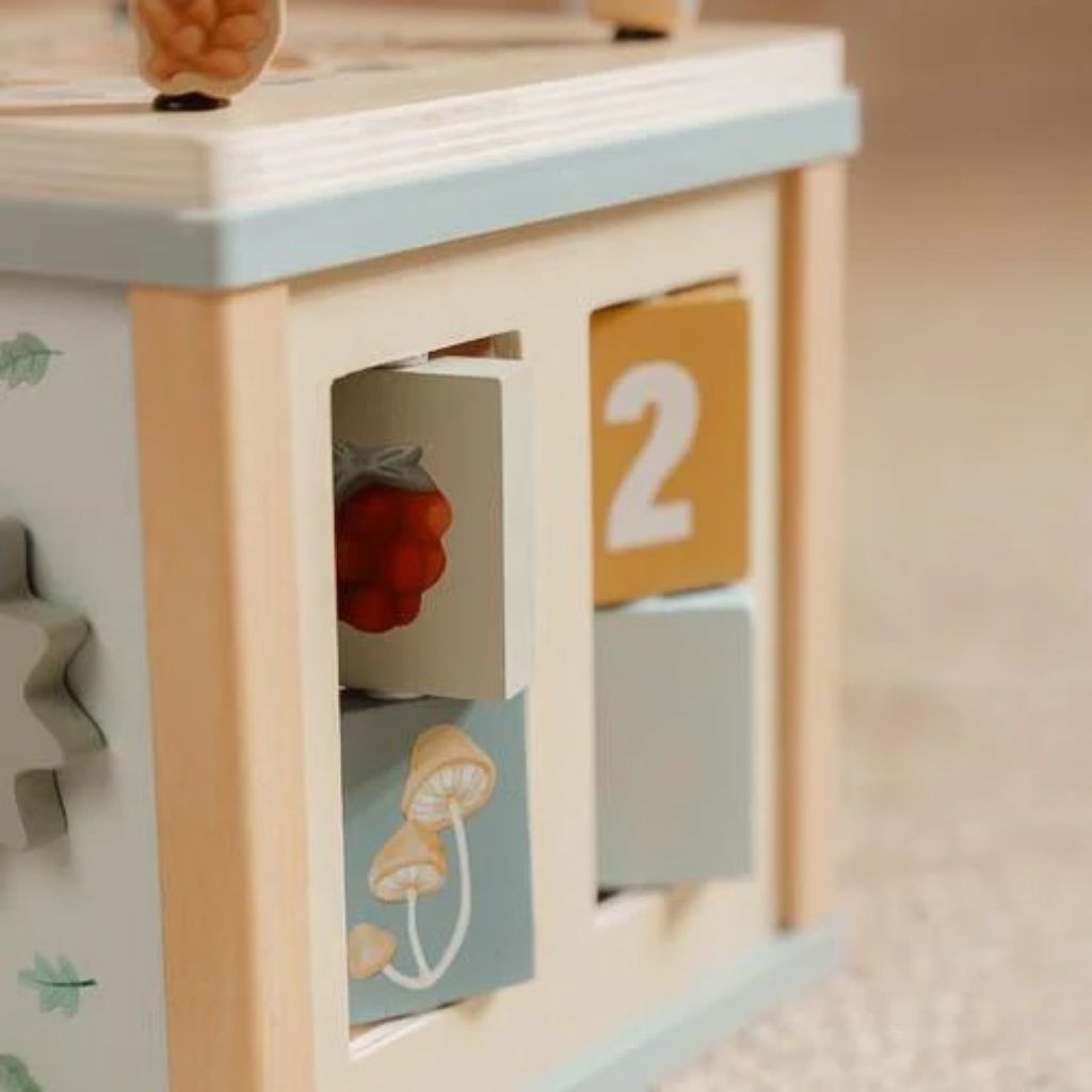 Little Dutch Cube d'activités en bois Forest Friends