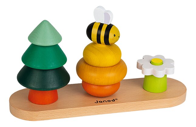 Janod Blocs en bois à empiler Forêt