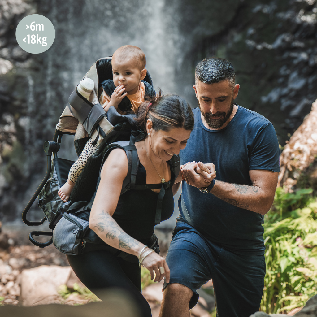 Babymoov Rugdrager Moov & Hike Dune + regenhoes