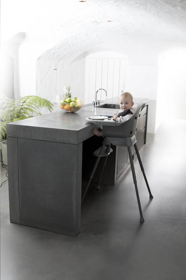 Quax Chaise haute Ultimo 3 gris