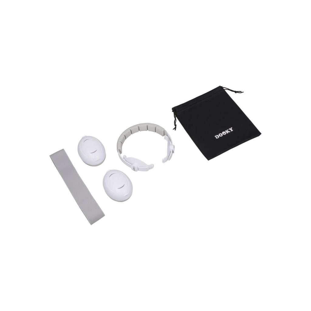 Dooky Gehoorbescherming 2-in-1 Voor Baby en Peuter wit