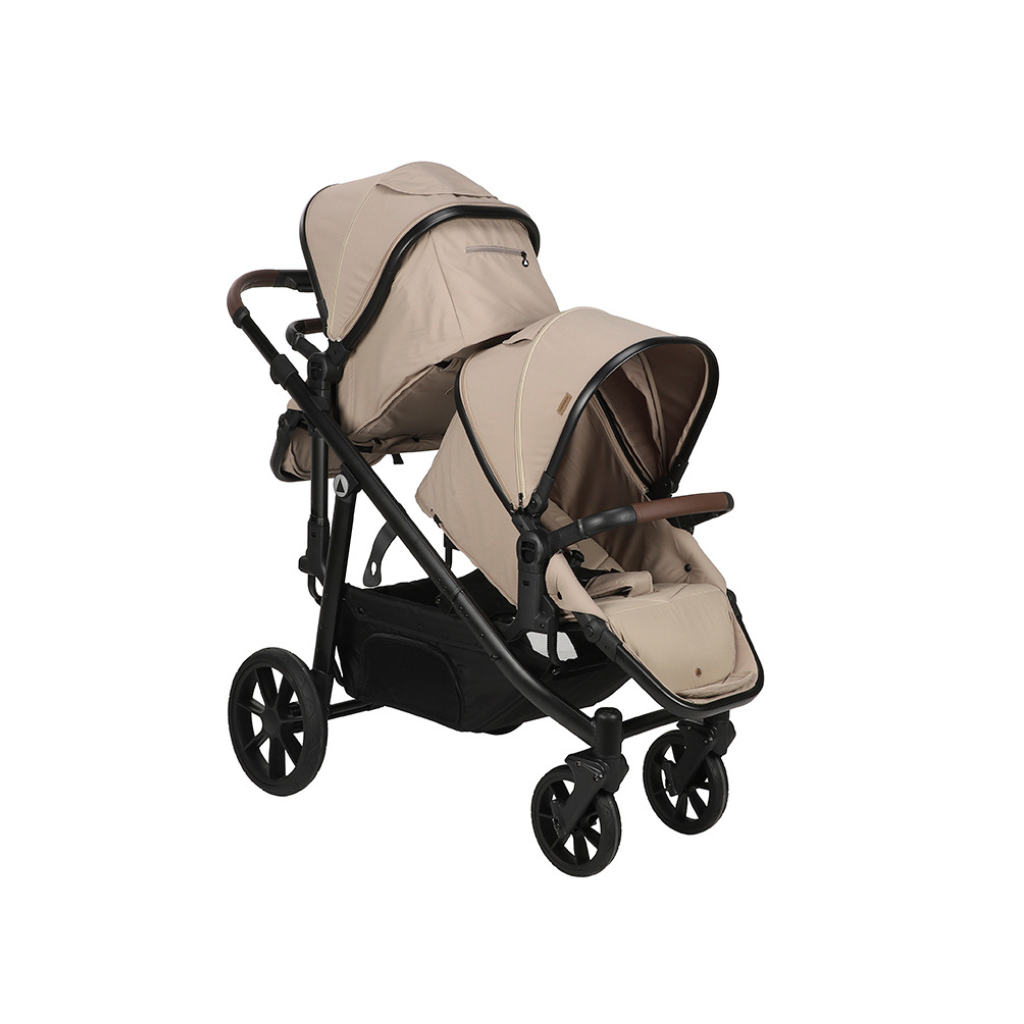 Topmark Duokinderwagen 2 Combi zand