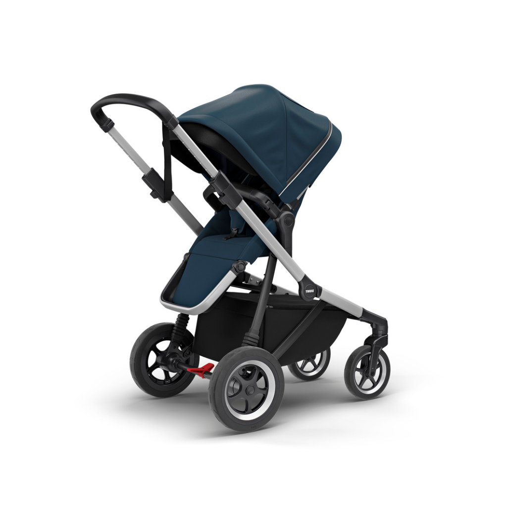 Thule Poussette Sleek + nacelle Navy Blue