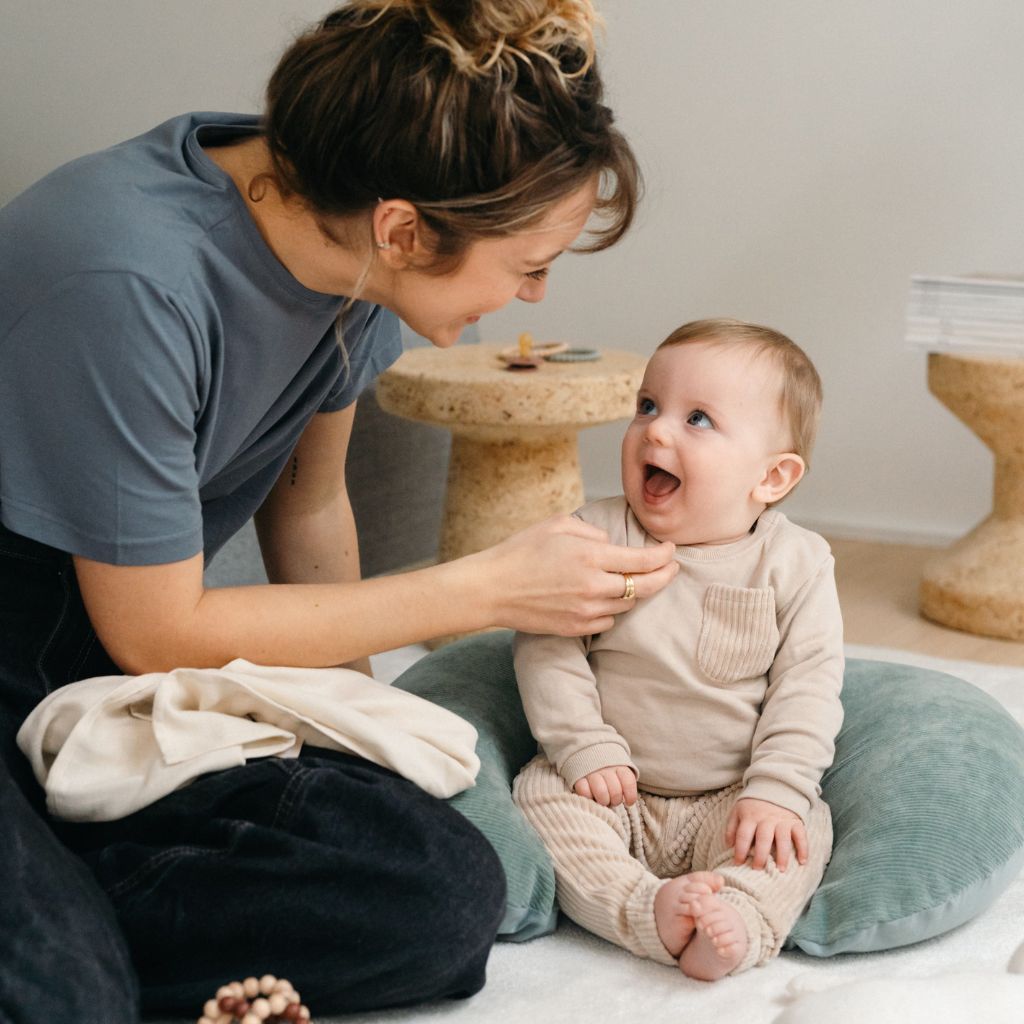 doomoo Coussin d'allaitement Softy Corduroy Green