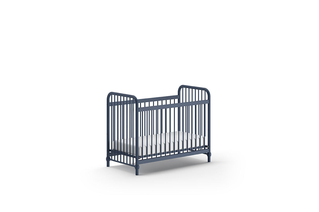 Jaxx Lit de bébé L 120 x Lg 60 cm Bronxx Blue Denim