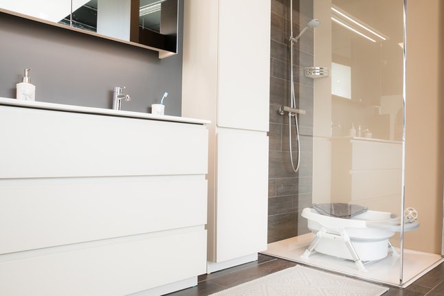 Bo Jungle Baignoire pour douche blanc/gris