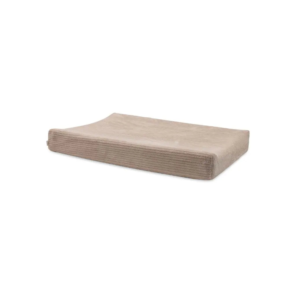 Jollein Housse pour matelas à langer Cloudy Rib Milky Coffee