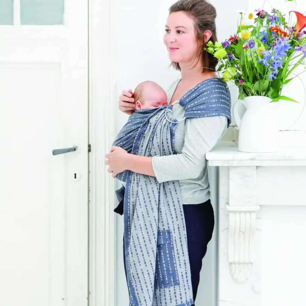 Draagdoek, Ringsling, BB-sling, L.O.V.E., 100 Biokatoen, Babylonia