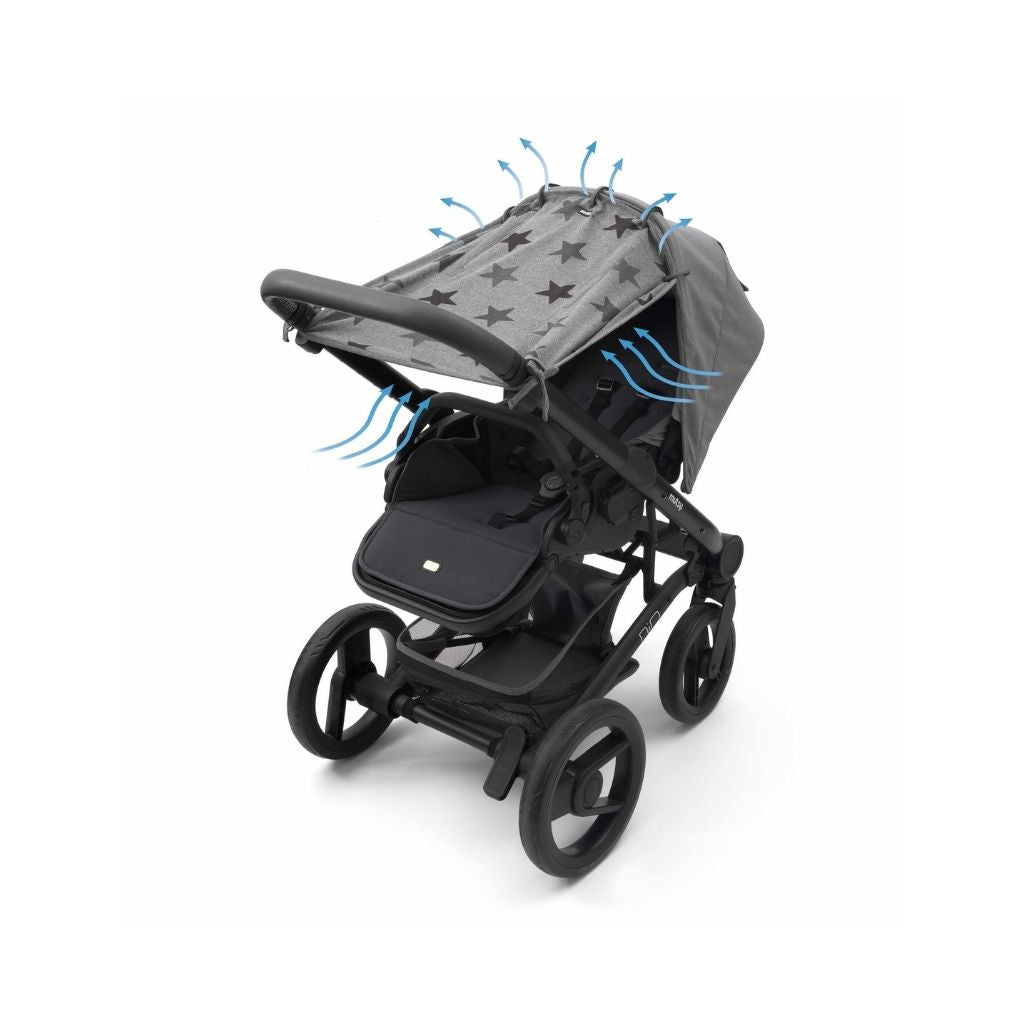 Dooky Beschermdoek Design grey stars