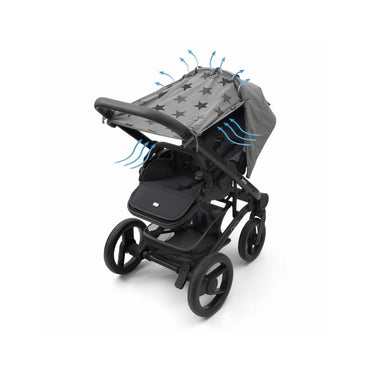 Dooky Beschermdoek Design grey stars