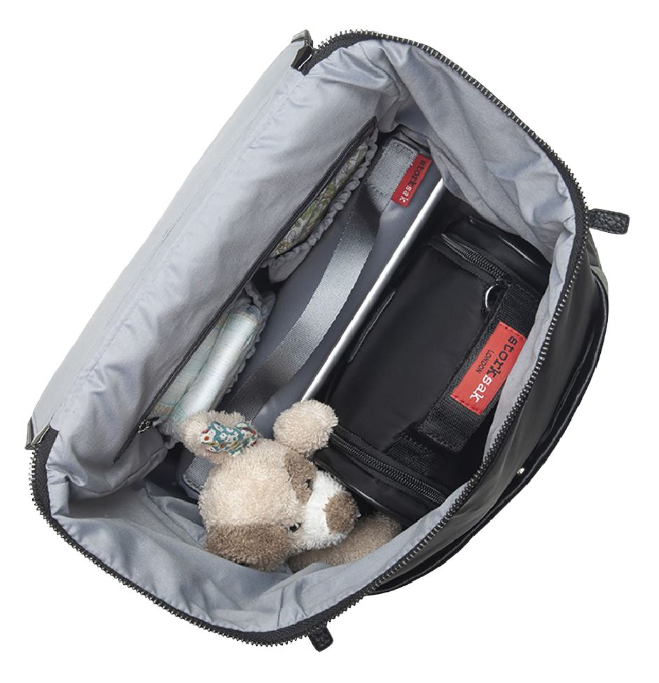 Storksak Sac à langer Alyssa Black Metal