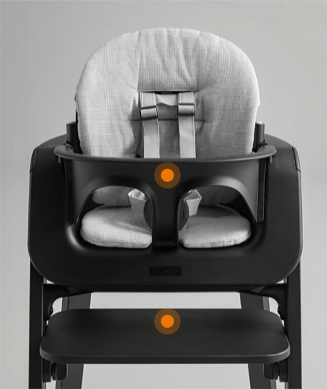 Inlegkussen, Stokke Steps, Nordic Grey