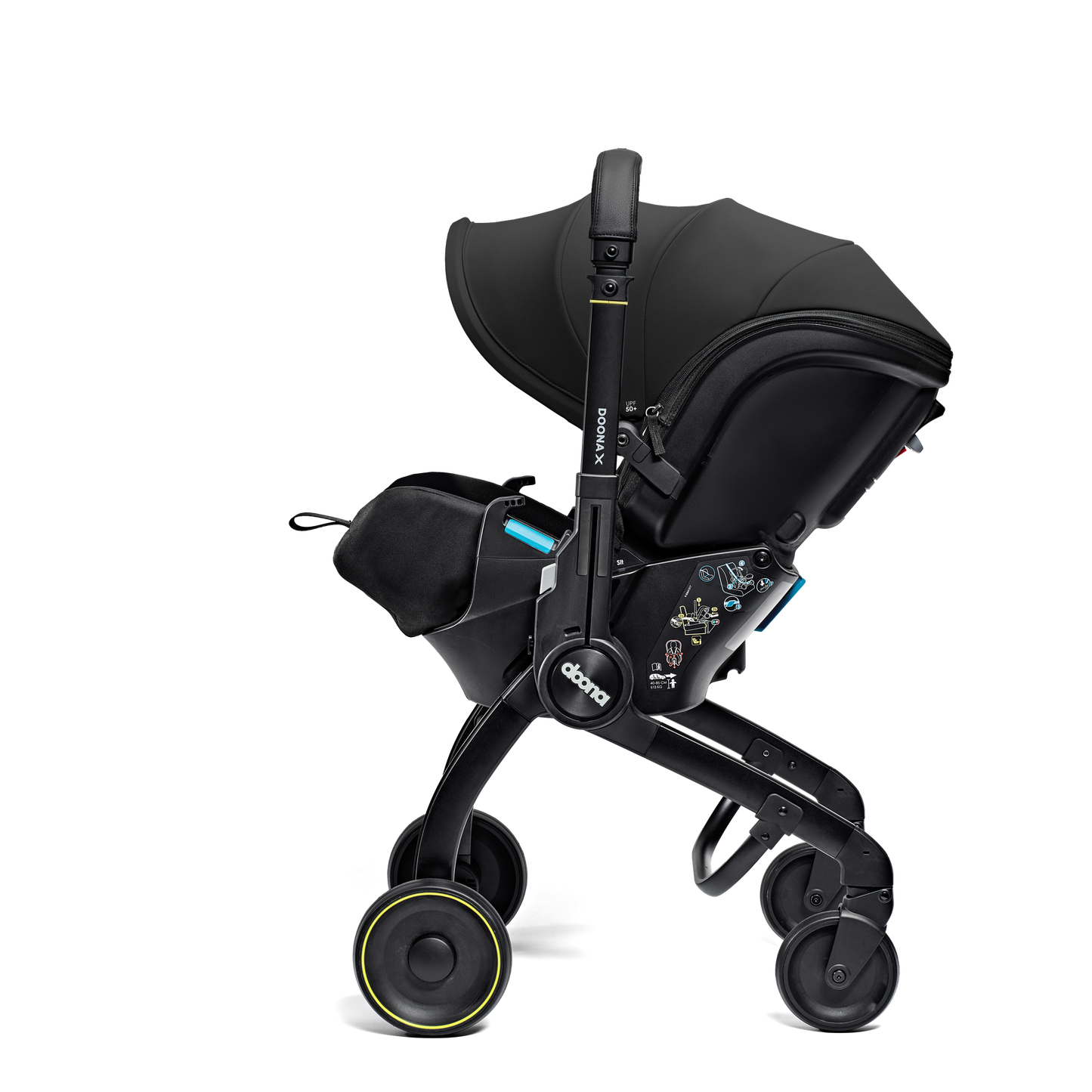 Doona Siège-auto portable X transformable Groupe 0+ Nitro Black