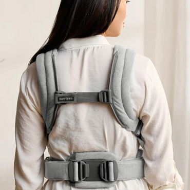 BabyBjörn Buikdrager Harmony geweven lichtgrijs
