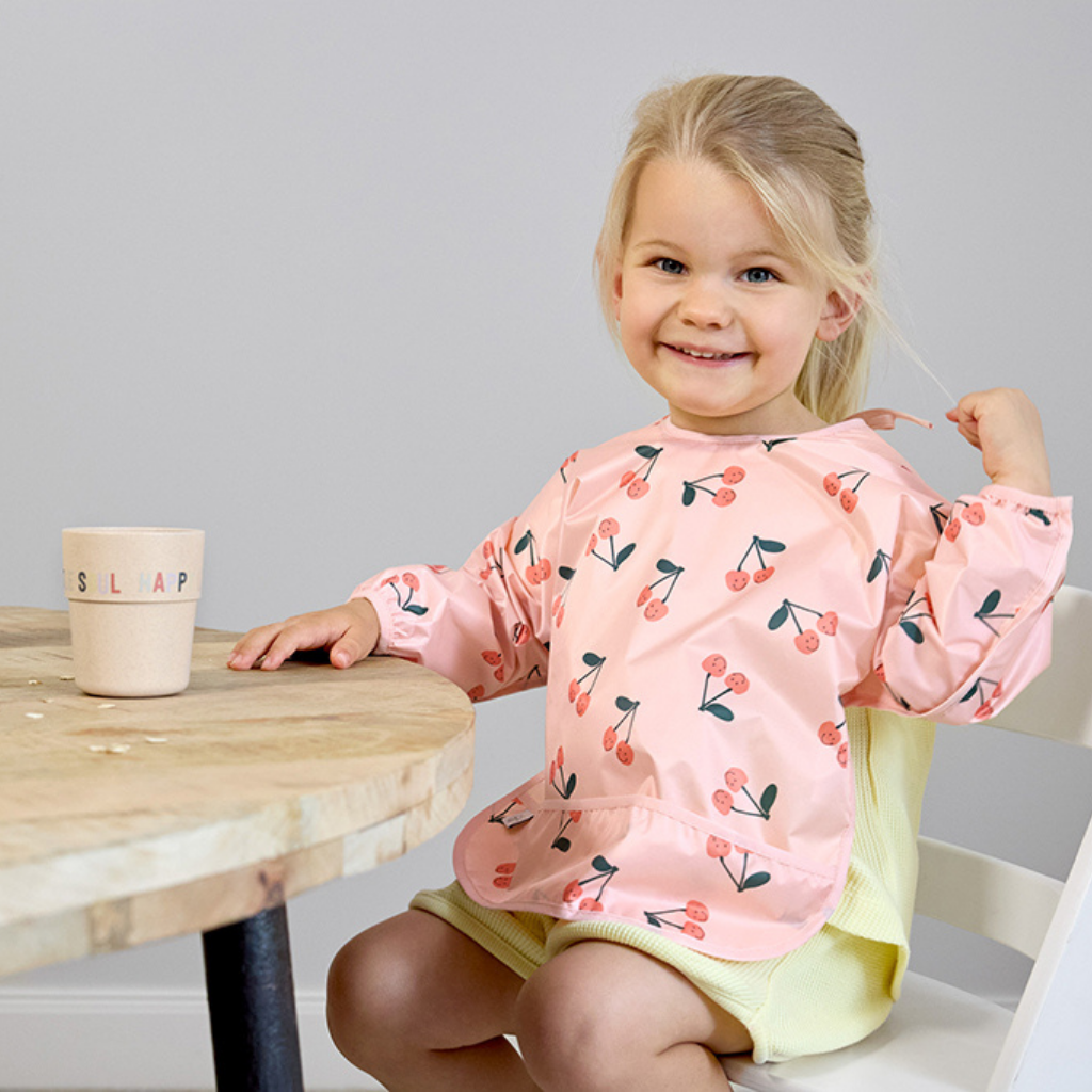 Lässig Bavoir à manches Happy Fruits Cherry Multi - 2 pièces