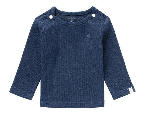 Noppies T-shirt à longues manches Rib Natal Navy Melange