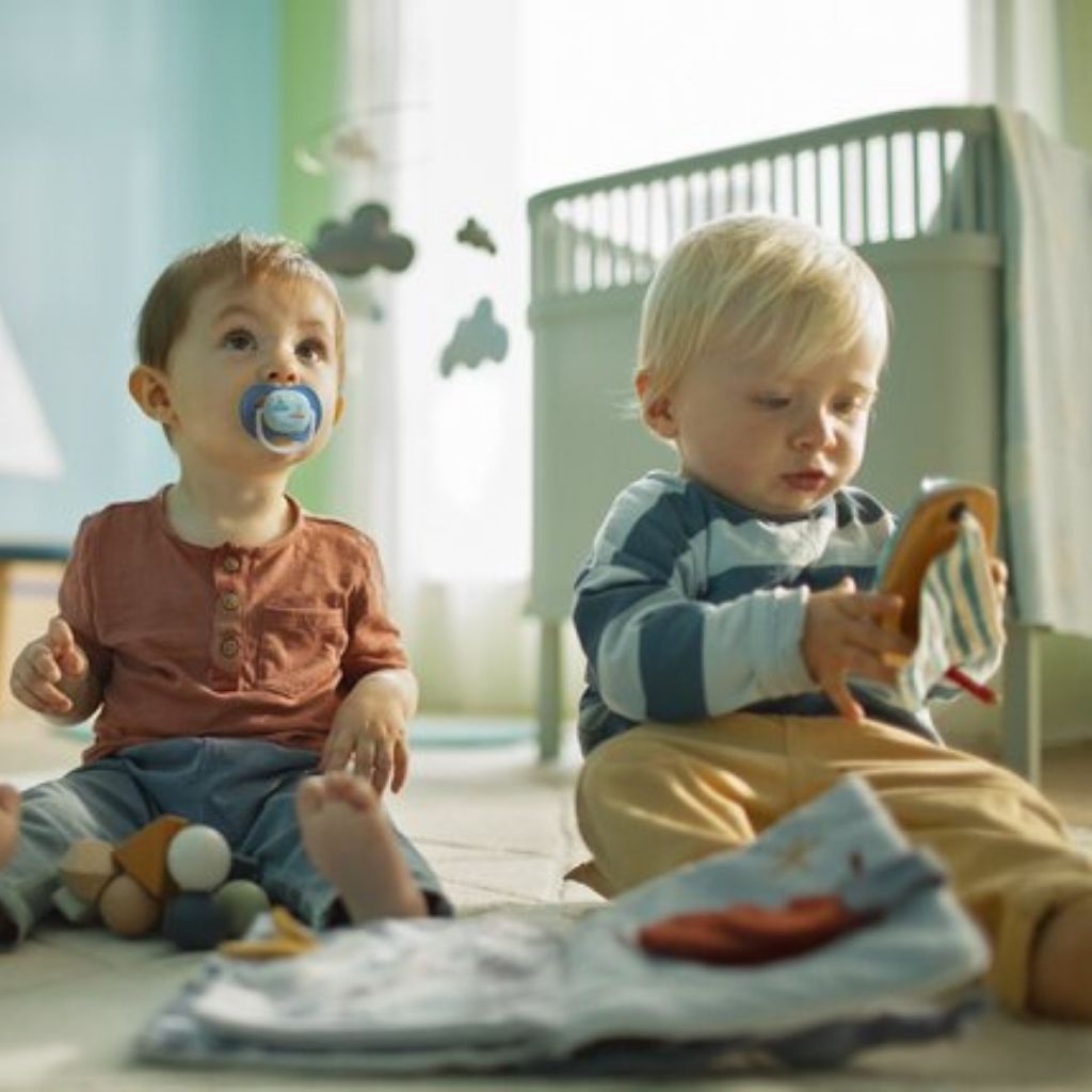 Philips AVENT Sucette + 6 mois Air Happy Range bleu/vert - 2 pièces