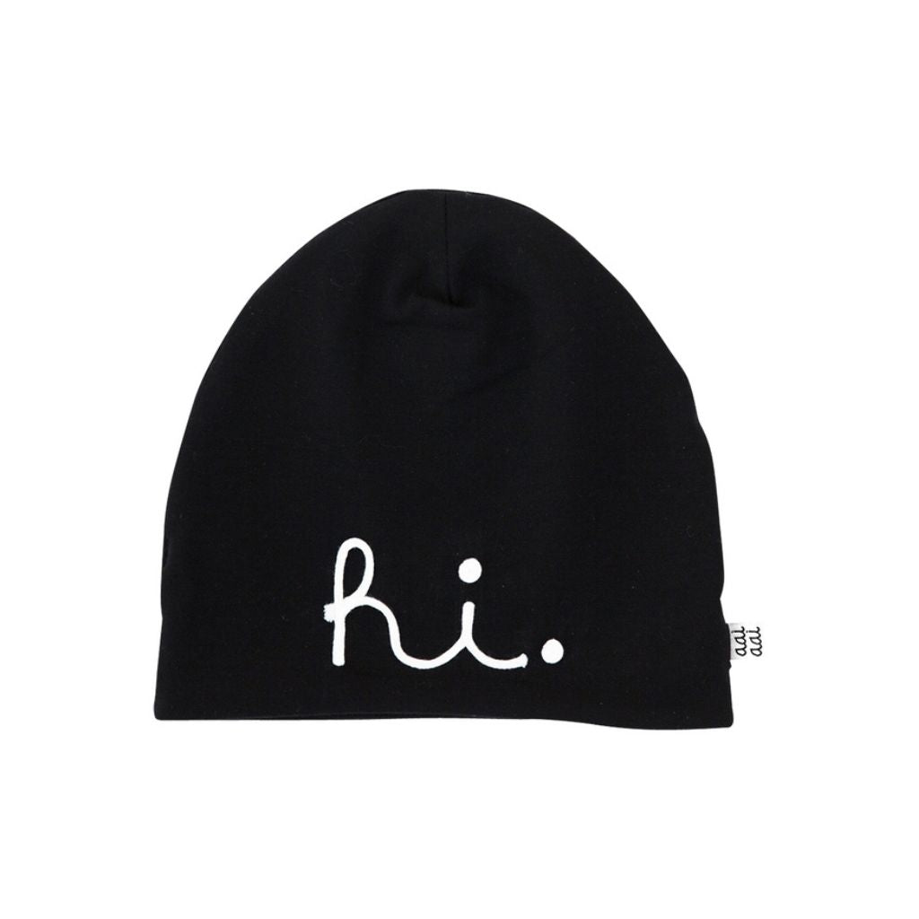 Aai Aai Bonnet Hi Beanie Black de 3 mois à 6 mois