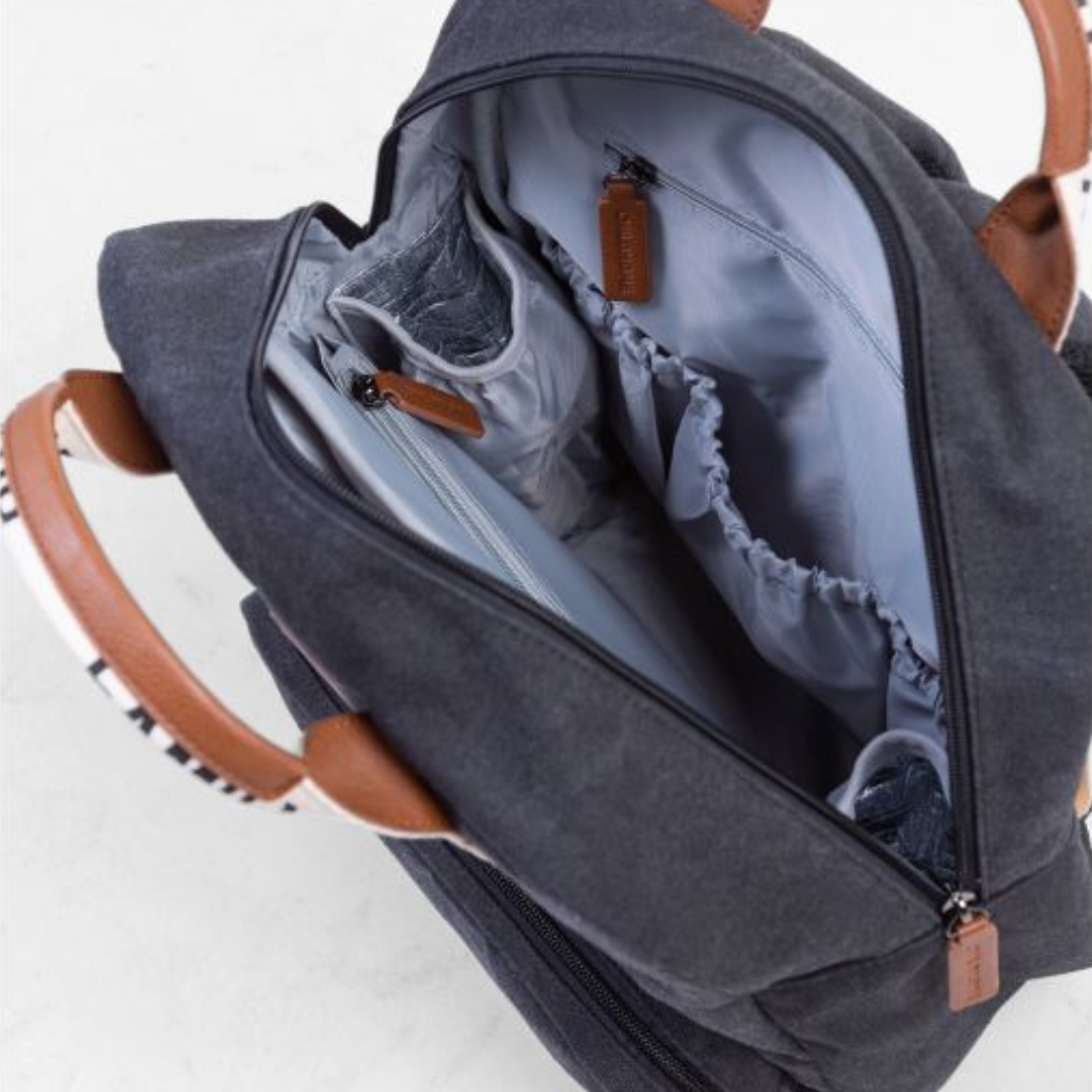 Childhome Sac à dos à langer Family Club Signature noir