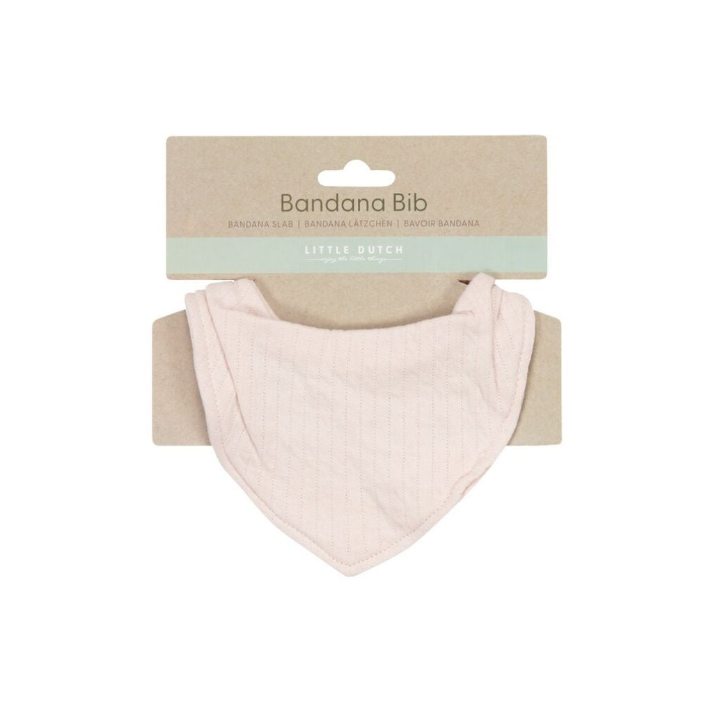 Little Dutch Bavoir bandana Soft Pink