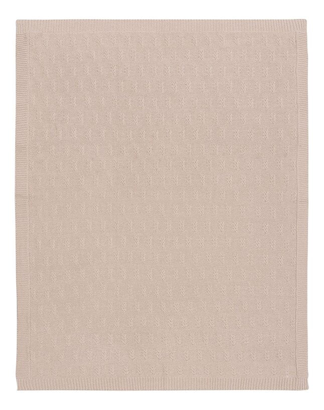 Jollein Deken voor wieg of park Grain Knit Wildrose