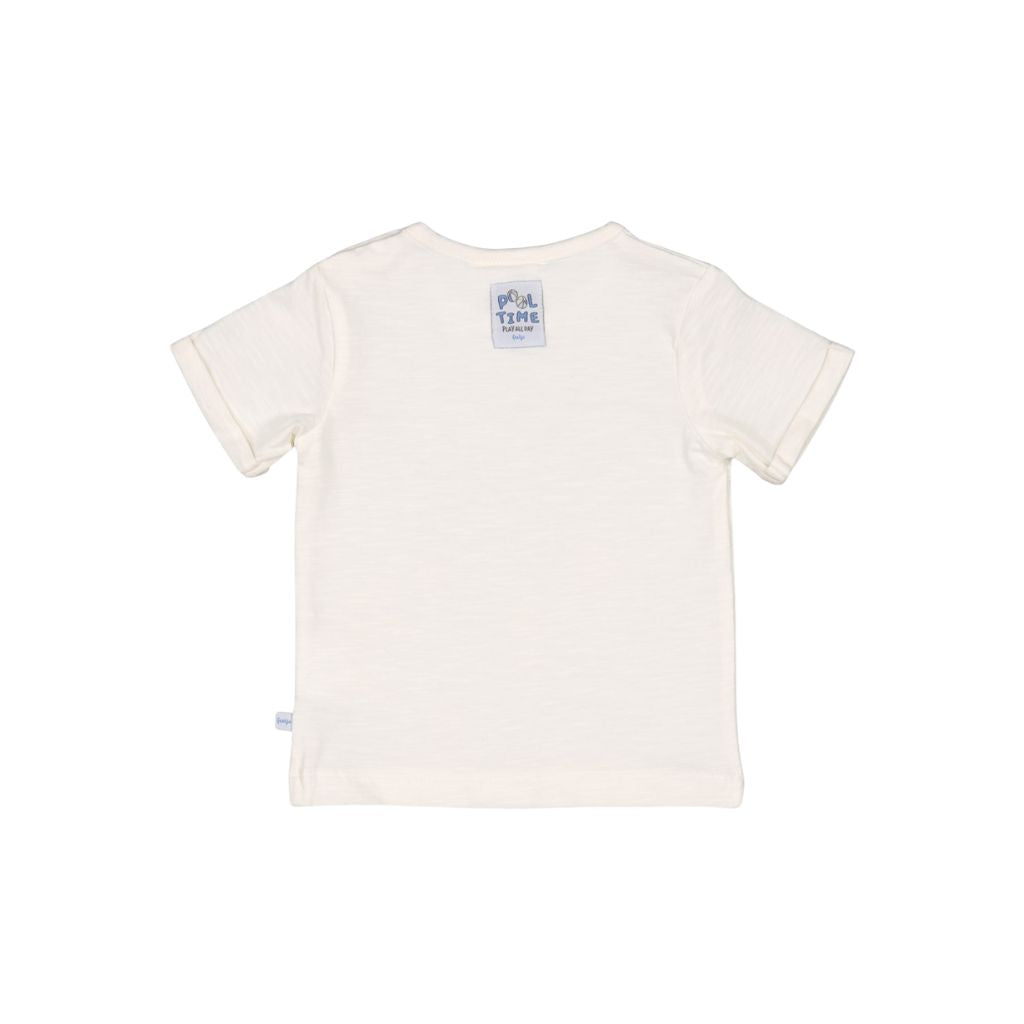 Feetje T-shirt Pool Time m 68 Offwhite Jongens