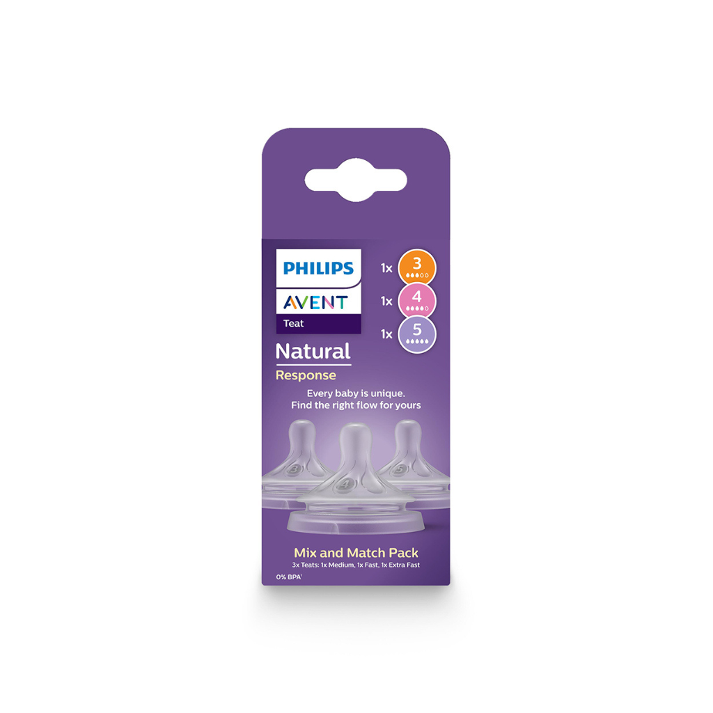 Philips AVENT Tétine Natural 3.0 Multi Size pack - 3 pièces
