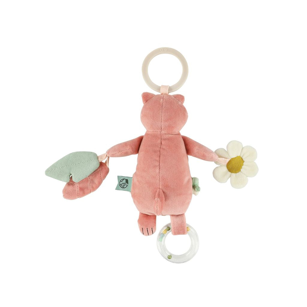 Trixie Baby Hangend activiteitenspeeltje Mrs. Cat roze