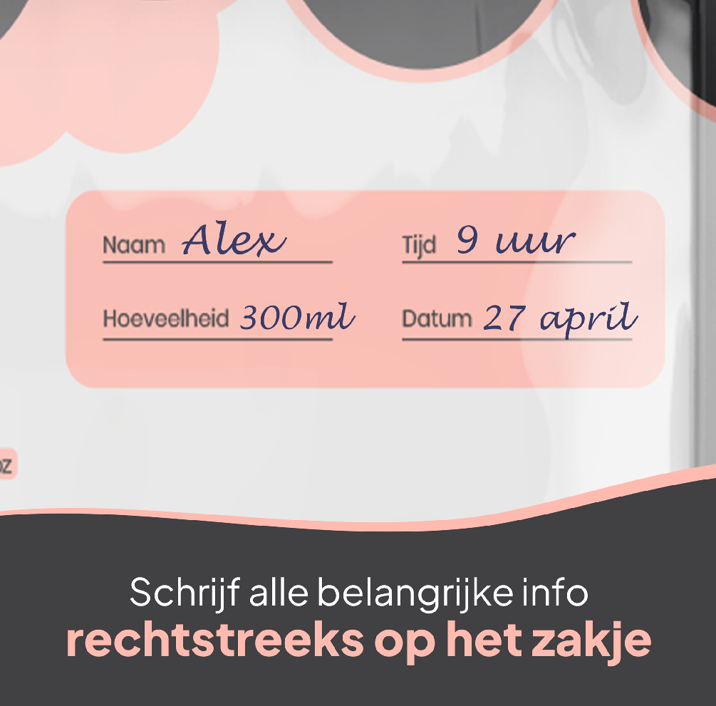 Mammie Bewaarzakjes voor moedermelk - 50 stuks