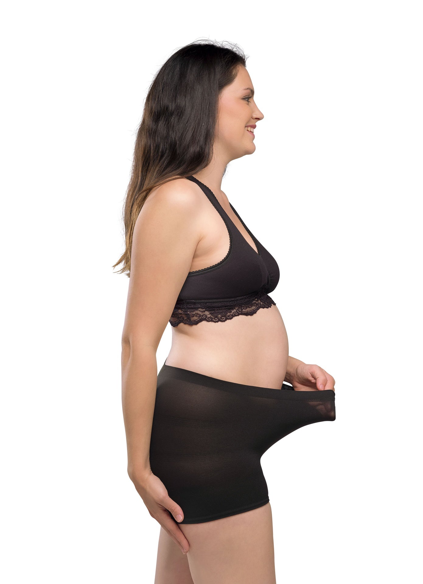 Carriwell Zwangerschaps- en netbroekje Deluxe zwart één maat