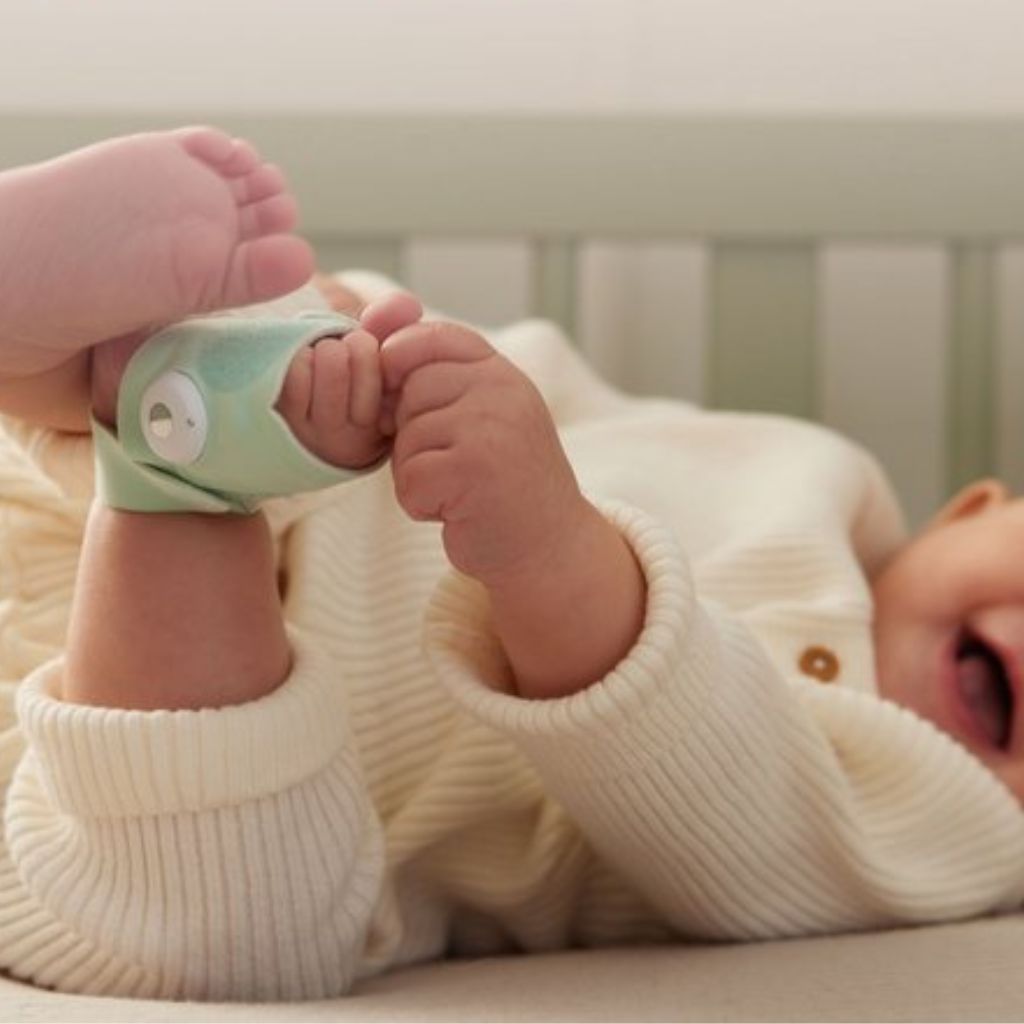 Owlet Dream Sock + Babyphone avec caméra Cam 2 Bedtime Blue