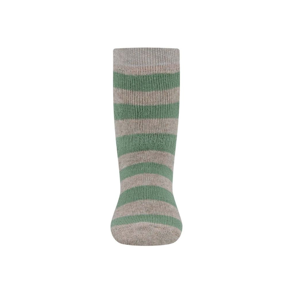 Ewers Paire de chaussettes antidérapantes Rayures vert