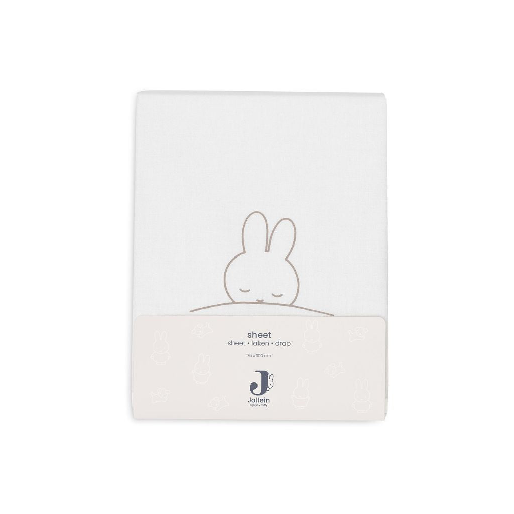 laken wieg miffy 75x100cm nijntje nougat