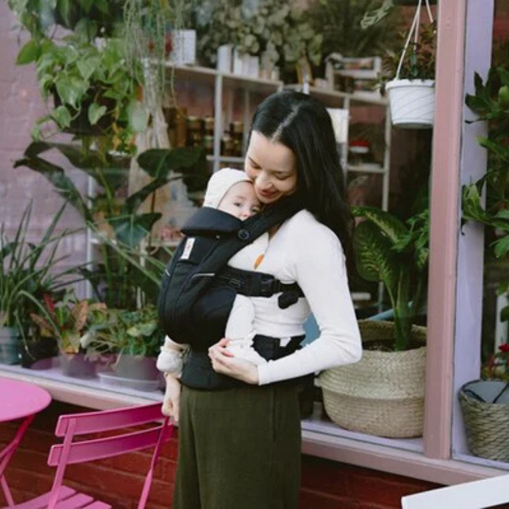 ERGObaby Porte-bébé combiné Omni Breeze Onyx Black