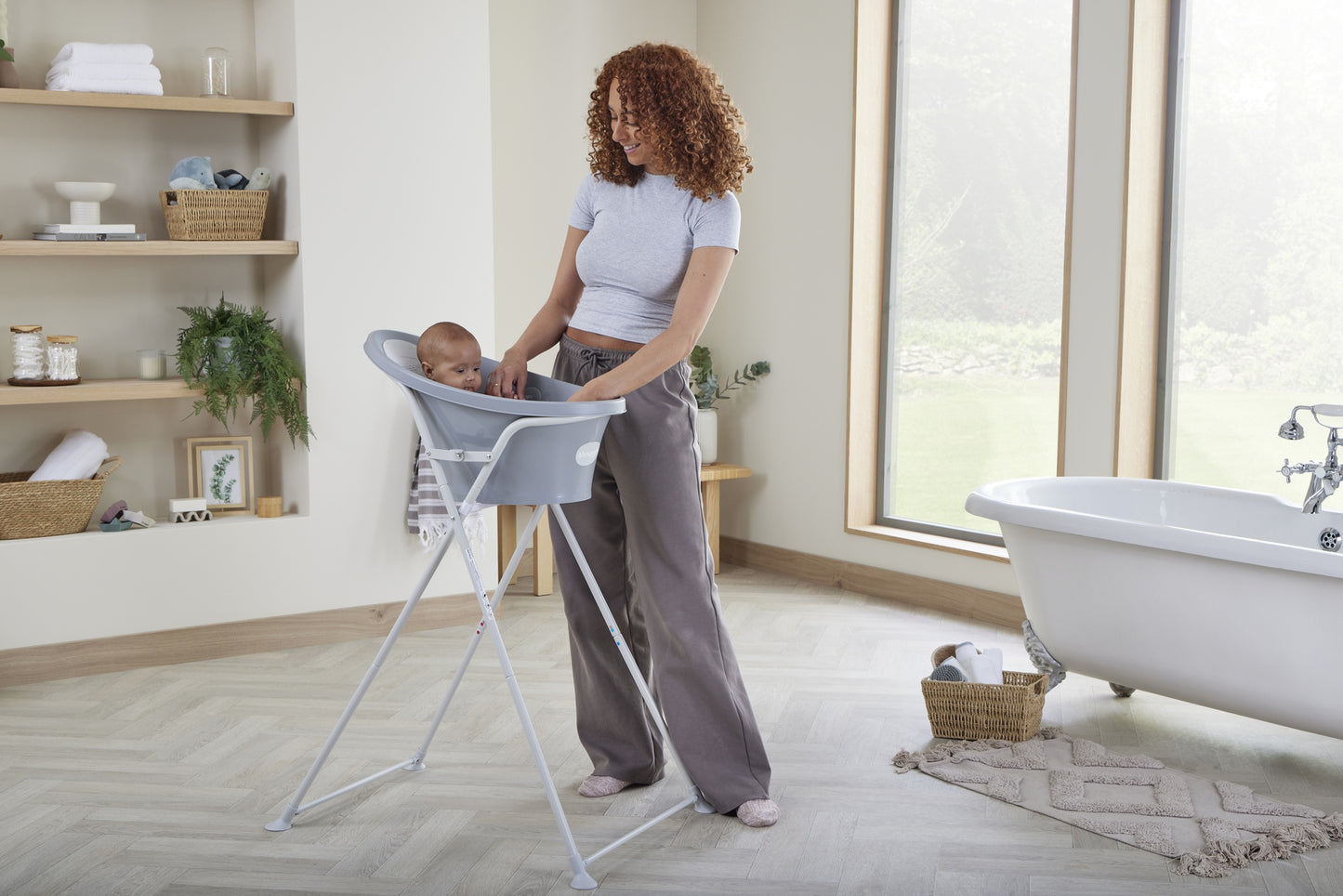 Shnuggle Baignoire Pebble Grey