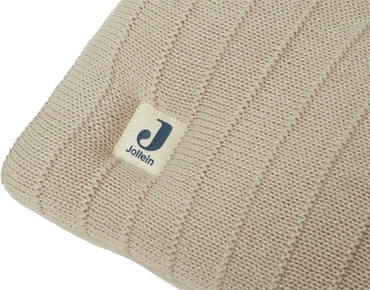 Jollein Tapis pour parc / Couverture de jeu Pure Knit Nougat