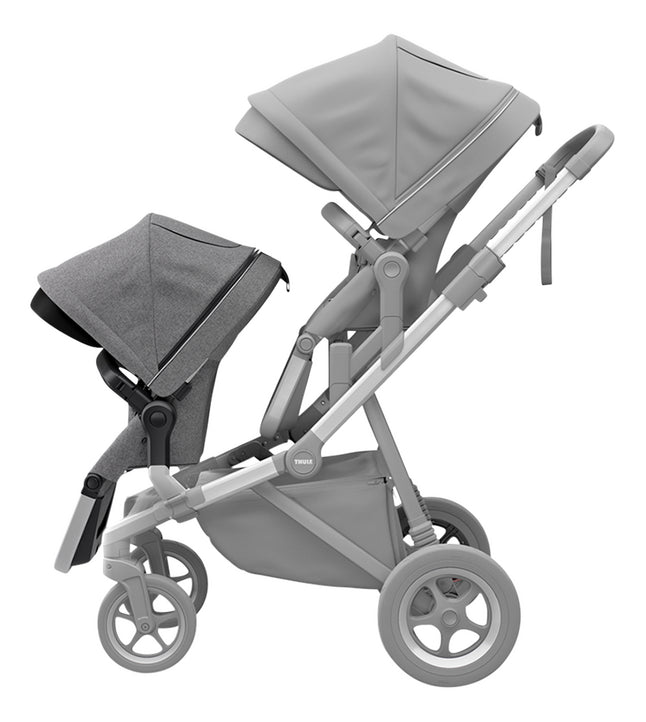Thule Siège supplémentaire pour poussette double Sleek Grey Melange