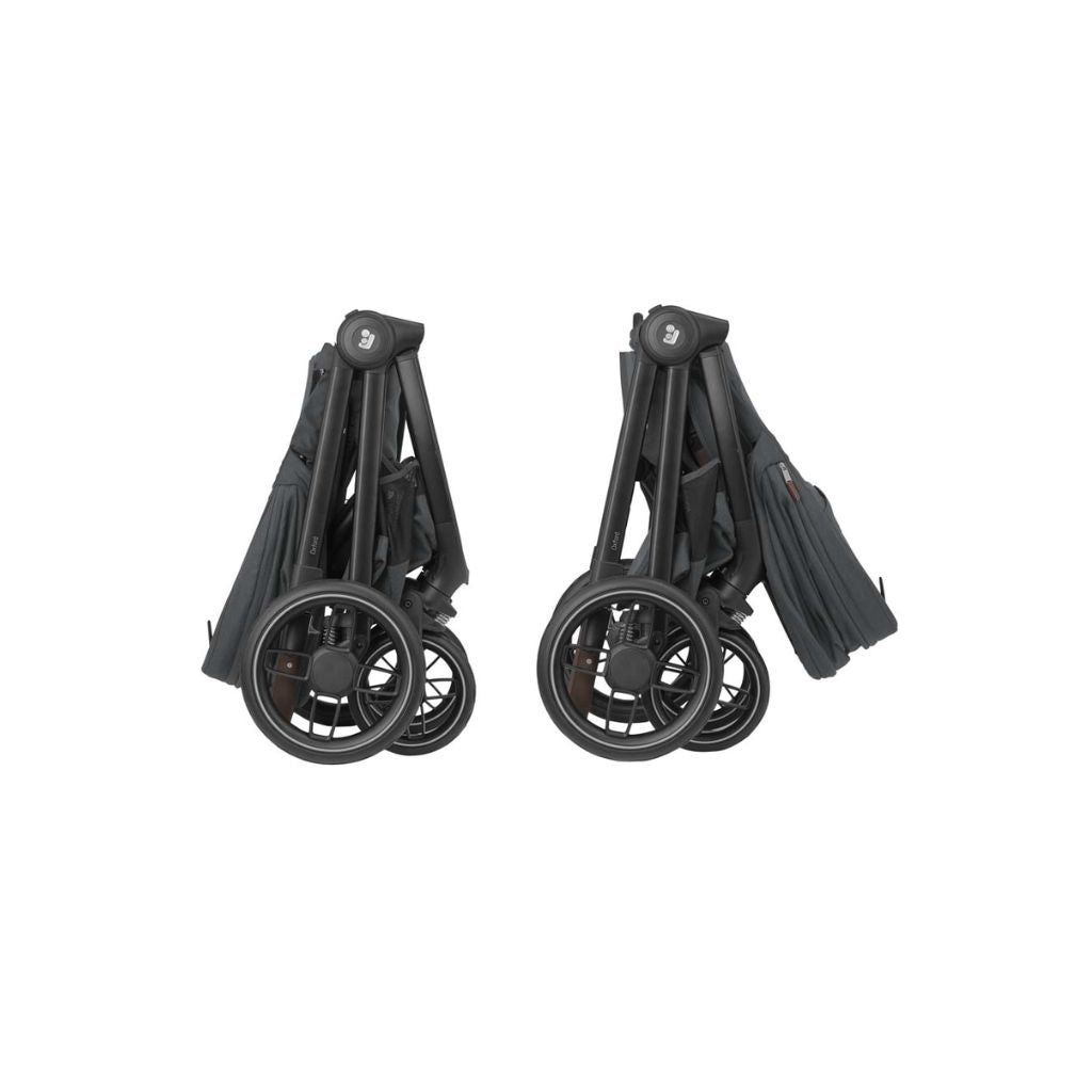 Maxi-Cosi Kinderwagen 5-in-1 Oxford Twillic Graphite + Sense draagmand + adapter + autostoel Pebble 360 pro 2 + basis Familyfix 360 Pro