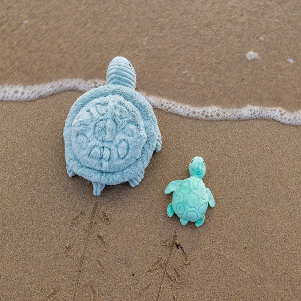 Les Déglingos Peluche Sauvenou tortue Maman et Bébé Menthe Ptipotos