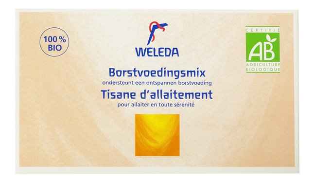 Weleda 3 infusettes pour l'allaitement Bio