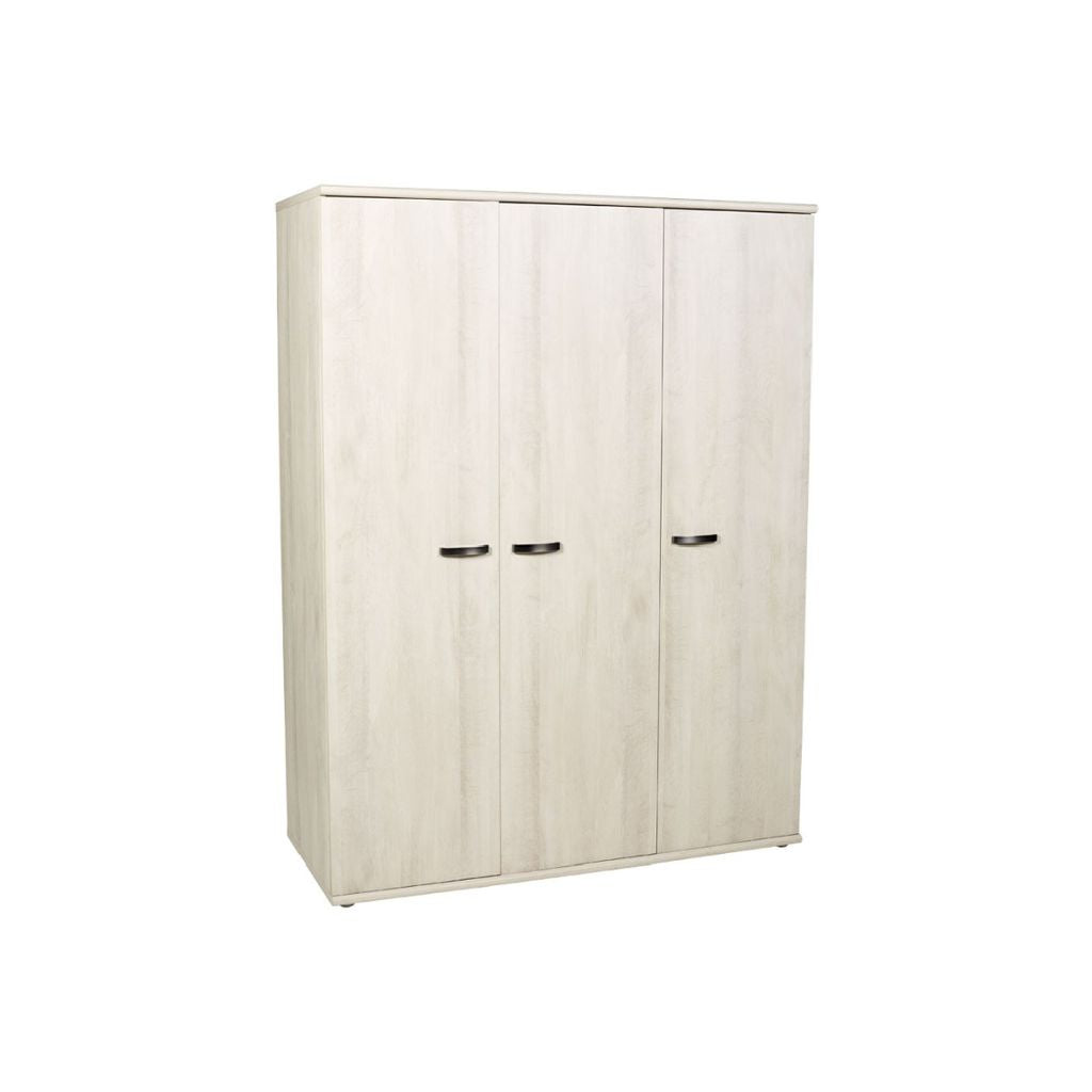 Neyt Armoire 3 portes Olivia décor chêne