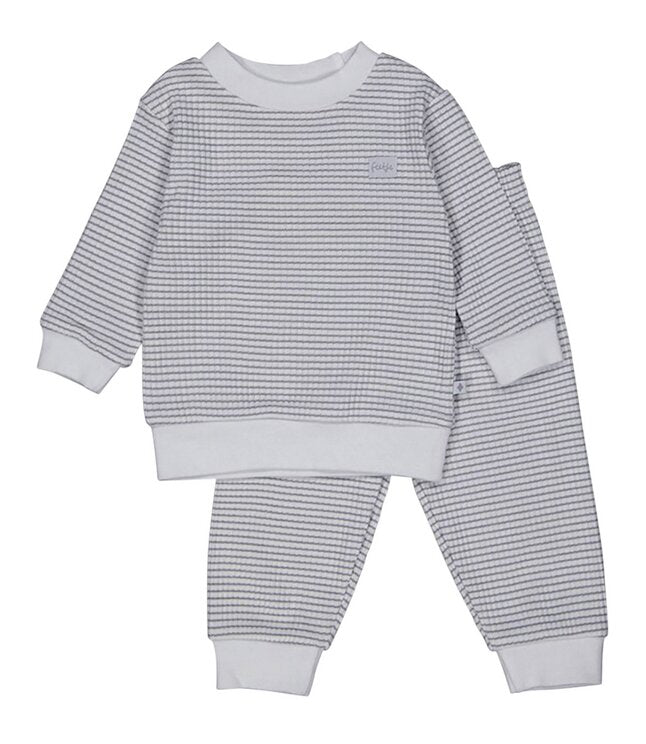 Feetje Pyjama Wafel gris